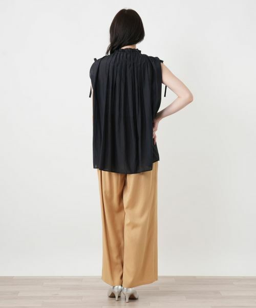 Leilian / レリアン シャツ・ブラウス | ノースリーブギャザーブラウス | 詳細3