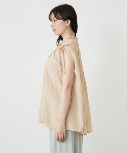 Leilian / レリアン シャツ・ブラウス | ノースリーブギャザーブラウス | 詳細8