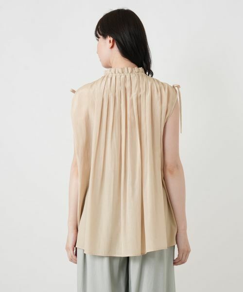 Leilian / レリアン シャツ・ブラウス | ノースリーブギャザーブラウス | 詳細9