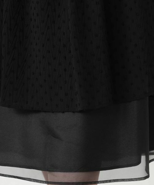 Leilian / レリアン ミニ・ひざ丈スカート | シアーロングフレアスカート | 詳細10