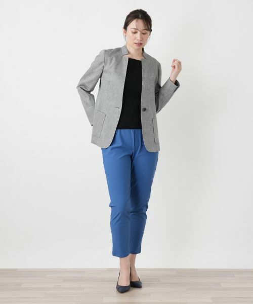 Leilian / レリアン テーラードジャケット | スタンドカラーテーラードジャケット | 詳細1