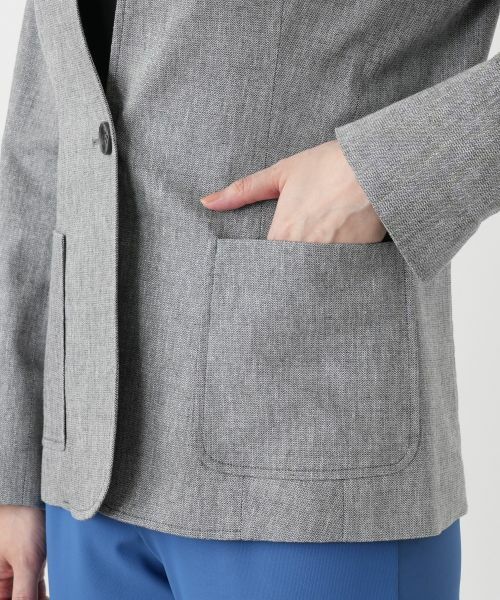 Leilian / レリアン テーラードジャケット | スタンドカラーテーラードジャケット | 詳細10