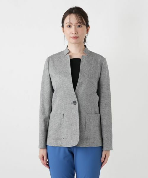 Leilian / レリアン テーラードジャケット | スタンドカラーテーラードジャケット | 詳細4