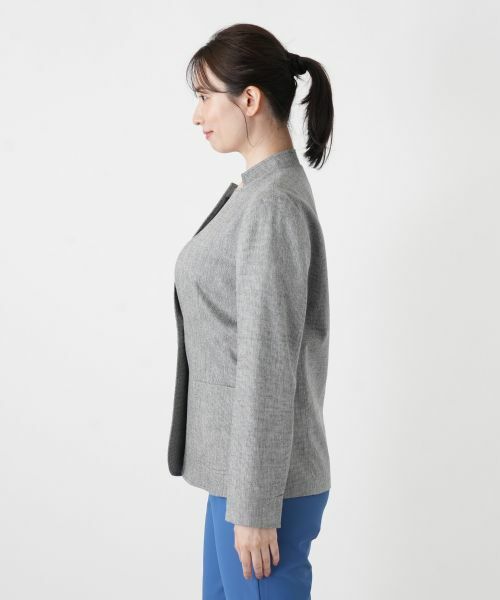 Leilian / レリアン テーラードジャケット | スタンドカラーテーラードジャケット | 詳細5