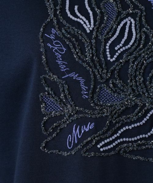 Leilian / レリアン カットソー | 刺繍クルーネックTシャツ【MUSE BY ROCHAS Premiere】 | 詳細17