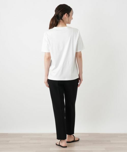 Leilian / レリアン カットソー | 刺繍クルーネックTシャツ【MUSE BY ROCHAS Premiere】 | 詳細6