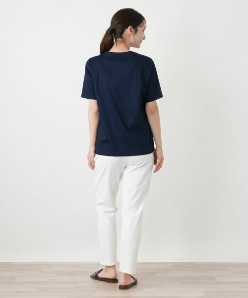 Leilian / レリアン カットソー | 刺繍クルーネックTシャツ【MUSE BY ROCHAS Premiere】 | 詳細9