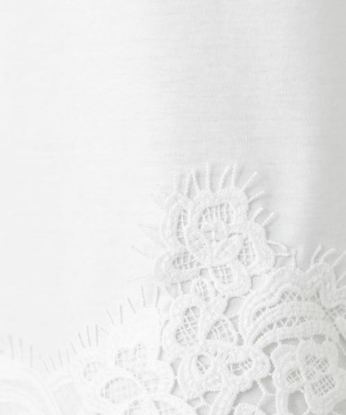 Leilian / レリアン カットソー | レースレイヤードフレンチスリーブカットソー | 詳細15