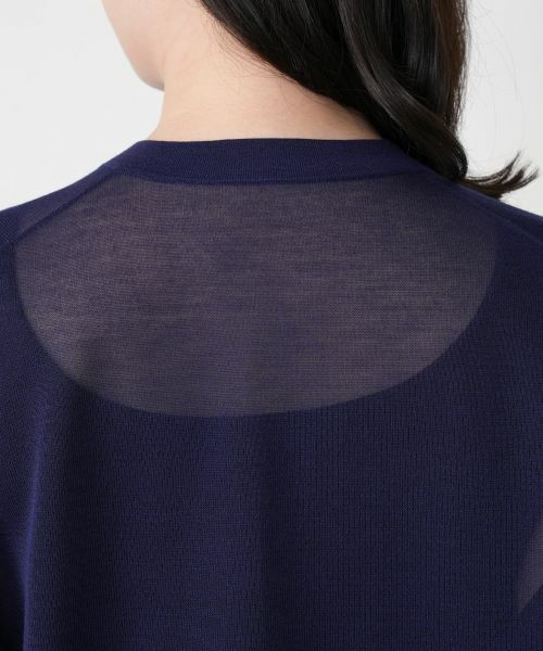 Leilian / レリアン カーディガン・ボレロ | シアーセミロングカーディガン | 詳細14