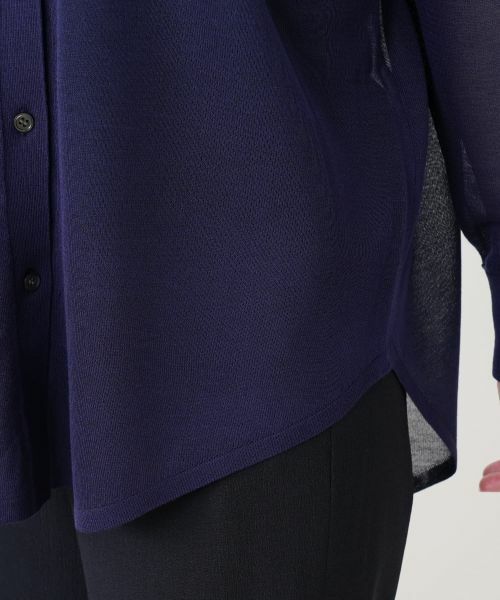 Leilian / レリアン カーディガン・ボレロ | シアーセミロングカーディガン | 詳細16