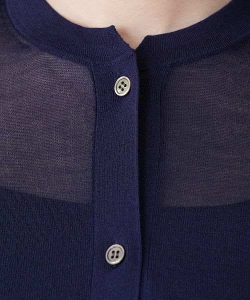 Leilian / レリアン カーディガン・ボレロ | シアーセミロングカーディガン | 詳細17