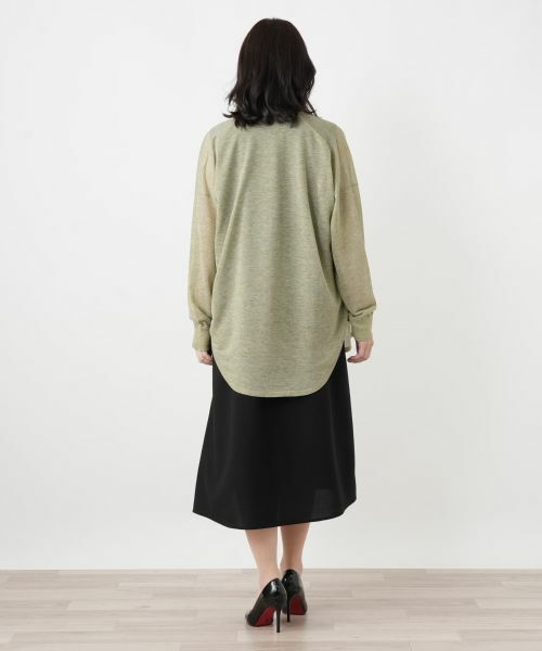 Leilian / レリアン カーディガン・ボレロ | シアーセミロングカーディガン | 詳細3