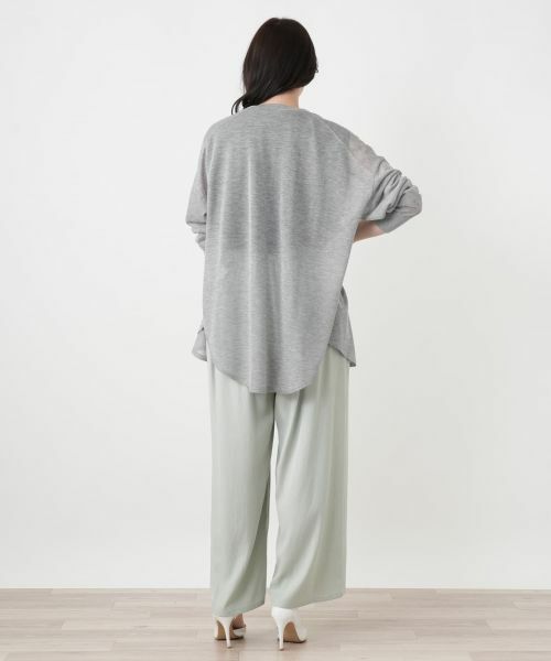 Leilian / レリアン カーディガン・ボレロ | シアーセミロングカーディガン | 詳細6