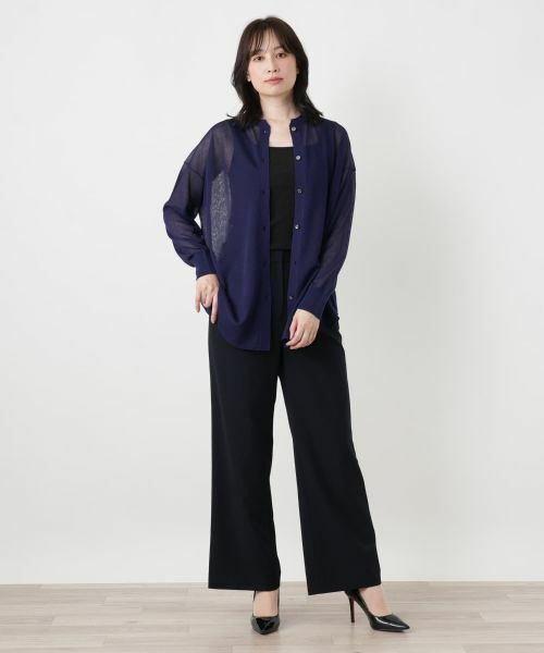 Leilian / レリアン カーディガン・ボレロ | シアーセミロングカーディガン | 詳細7