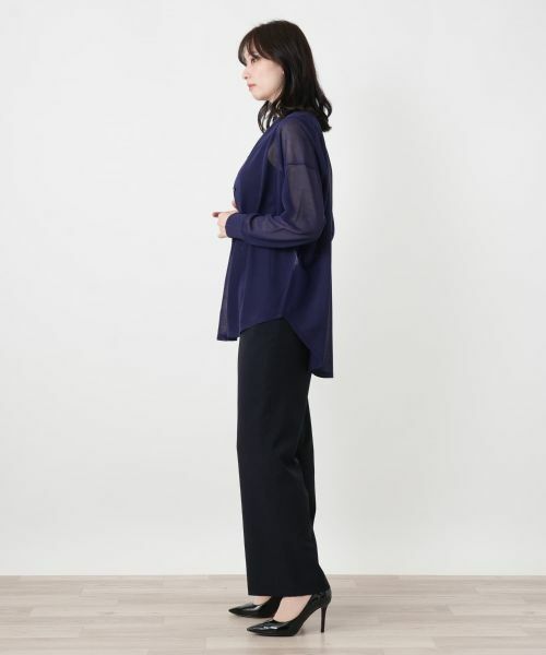 Leilian / レリアン カーディガン・ボレロ | シアーセミロングカーディガン | 詳細8