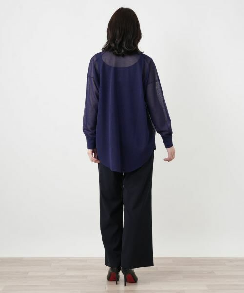 Leilian / レリアン カーディガン・ボレロ | シアーセミロングカーディガン | 詳細9