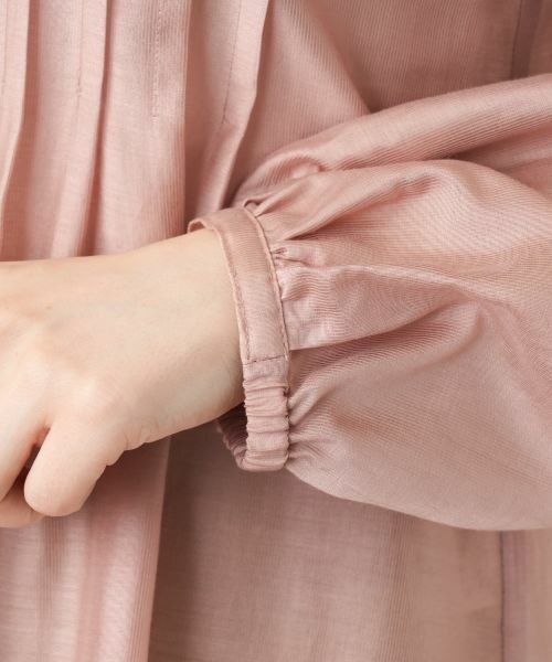 Leilian / レリアン シャツ・ブラウス | ピンタックバンドカラーブラウス【Leilian WHITE LABEL】 | 詳細16