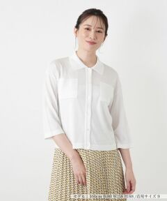 Leilian / レリアン カーディガン・ボレロ | 襟付きニットシャツ【Leilian WHITE LABEL】