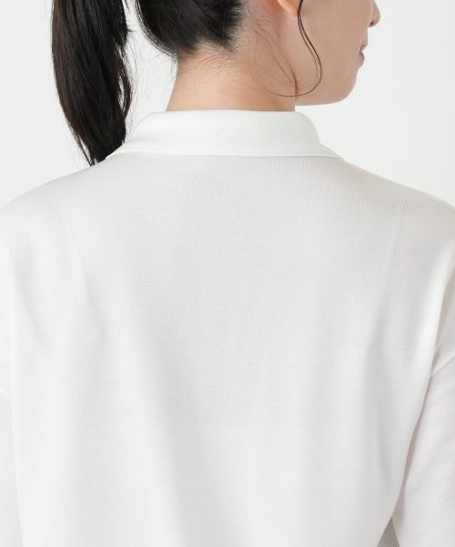 Leilian / レリアン カーディガン・ボレロ | 襟付きニットシャツ【Leilian WHITE LABEL】 | 詳細14