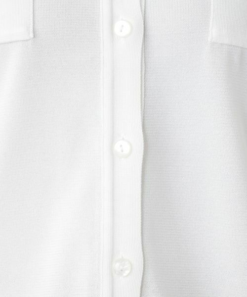 Leilian / レリアン カーディガン・ボレロ | 襟付きニットシャツ【Leilian WHITE LABEL】 | 詳細18