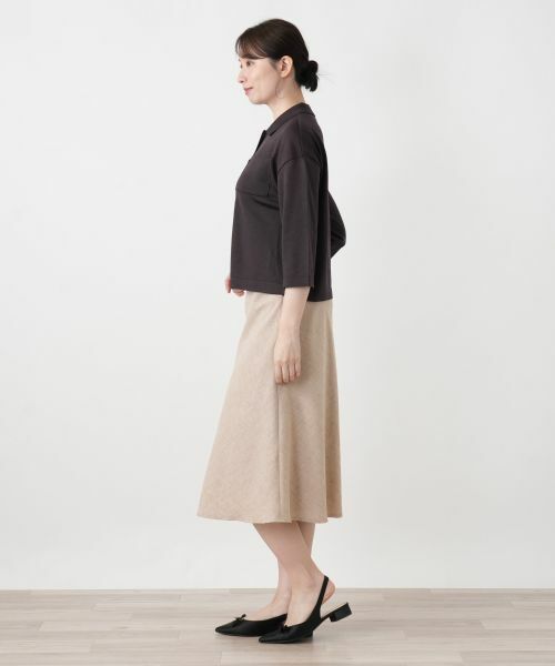 Leilian / レリアン カーディガン・ボレロ | 襟付きニットシャツ【Leilian WHITE LABEL】 | 詳細2