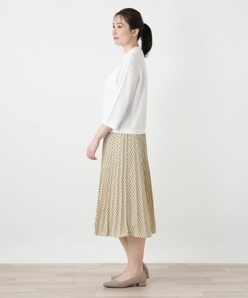 Leilian / レリアン カーディガン・ボレロ | 襟付きニットシャツ【Leilian WHITE LABEL】 | 詳細8