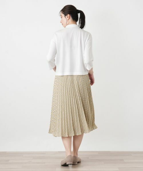 Leilian / レリアン カーディガン・ボレロ | 襟付きニットシャツ【Leilian WHITE LABEL】 | 詳細9