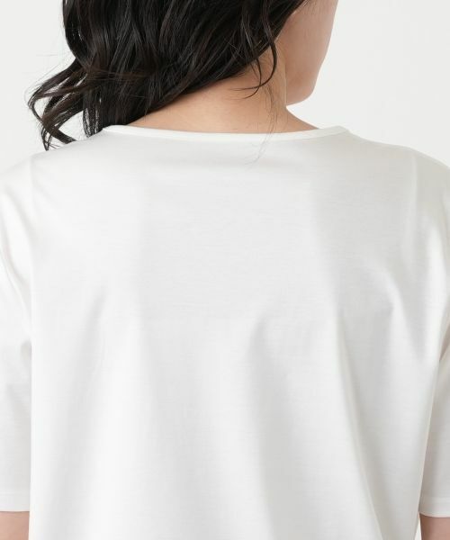 Leilian / レリアン カットソー | 刺繍クルーネックカットソー【Leilian WHITE LABEL】 | 詳細14
