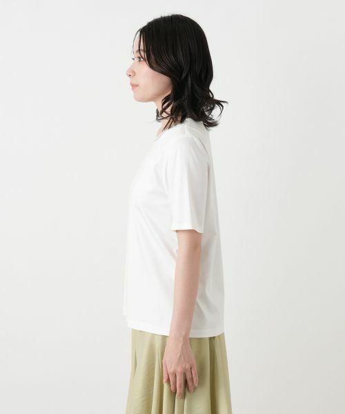 Leilian / レリアン カットソー | 刺繍クルーネックカットソー【Leilian WHITE LABEL】 | 詳細19