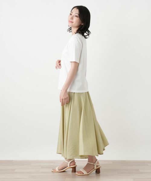 Leilian / レリアン カットソー | 刺繍クルーネックカットソー【Leilian WHITE LABEL】 | 詳細8