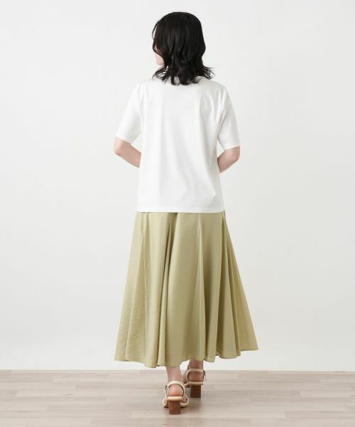 Leilian / レリアン カットソー | 刺繍クルーネックカットソー【Leilian WHITE LABEL】 | 詳細9