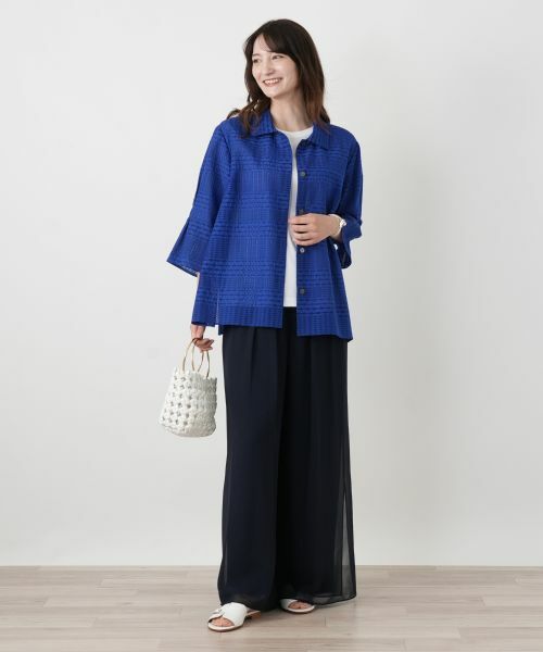 Leilian / レリアン Tシャツ | 【接触冷感】ラインストーンクルーネックカットソー【Leilian WHITE LABEL】 | 詳細20