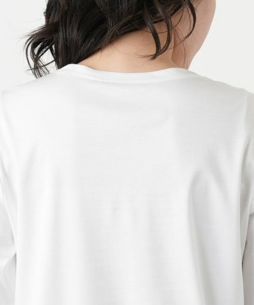 Leilian / レリアン Tシャツ | 【接触冷感】ラインストーンクルーネックカットソー【Leilian WHITE LABEL】 | 詳細29
