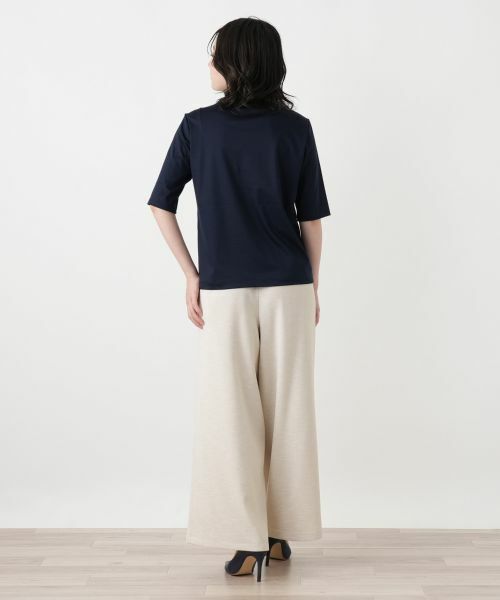 Leilian / レリアン Tシャツ | ラインストーンクルーネックカットソー【Leilian WHITE LABEL】 | 詳細3