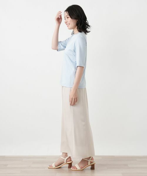 Leilian / レリアン Tシャツ | ラインストーンクルーネックカットソー【Leilian WHITE LABEL】 | 詳細5