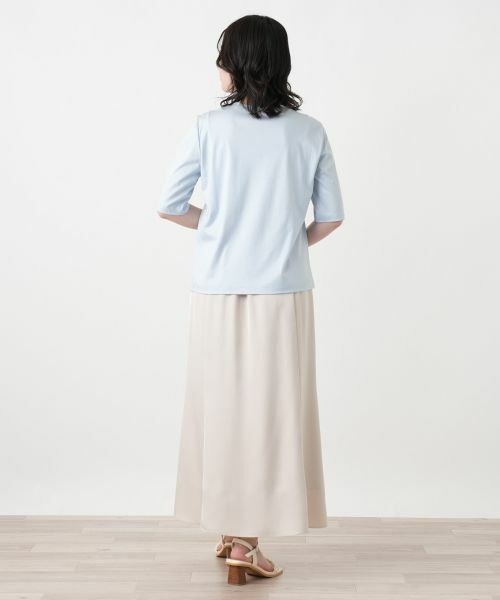 Leilian / レリアン Tシャツ | ラインストーンクルーネックカットソー【Leilian WHITE LABEL】 | 詳細6