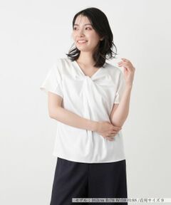 Leilian / レリアン カットソー | ツイストフロントカットソー【Leilian WHITE LABEL】