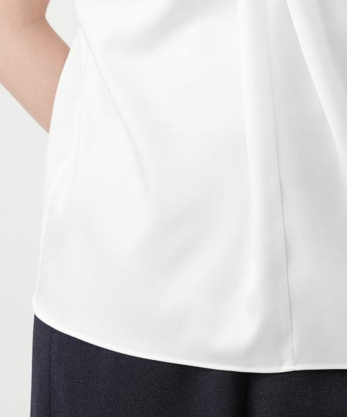 Leilian / レリアン カットソー | ツイストフロントカットソー【Leilian WHITE LABEL】 | 詳細13