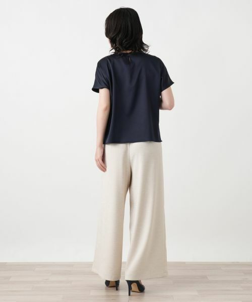 Leilian / レリアン カットソー | ツイストフロントカットソー【Leilian WHITE LABEL】 | 詳細3