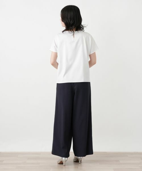 Leilian / レリアン カットソー | ツイストフロントカットソー【Leilian WHITE LABEL】 | 詳細6