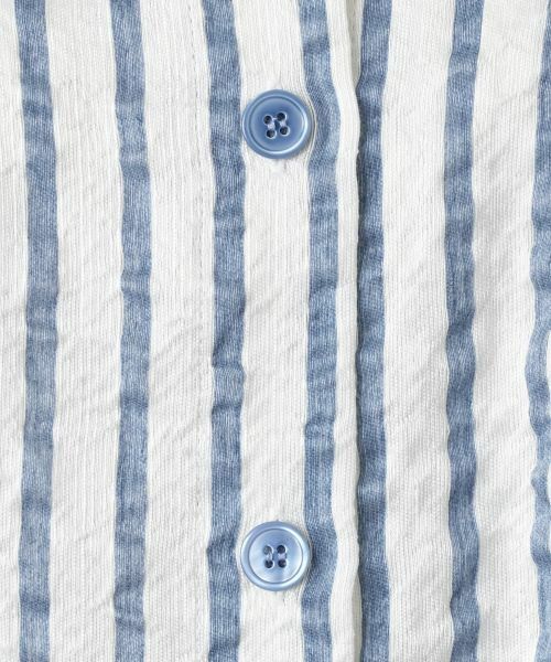 Leilian / レリアン ドレス | 編地切替ストライプワンピース | 詳細19