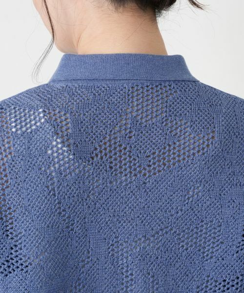 Leilian / レリアン カーディガン・ボレロ | 透かし編み襟付きカーディガン | 詳細11