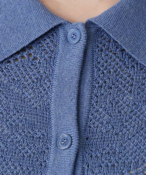 Leilian / レリアン カーディガン・ボレロ | 透かし編み襟付きカーディガン | 詳細14