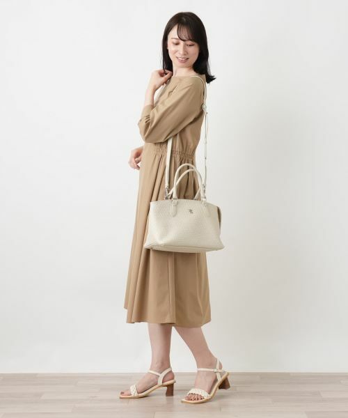 Leilian / レリアン ハンドバッグ | 2WAY編み込みトートバッグ | 詳細11