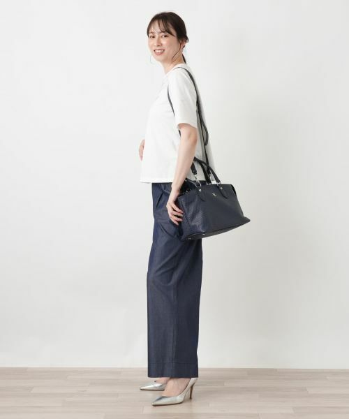 Leilian / レリアン ハンドバッグ | 2WAY編み込みトートバッグ | 詳細13