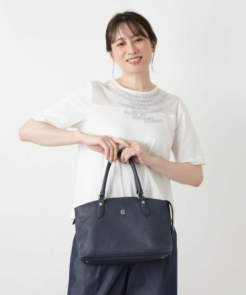 Leilian / レリアン ハンドバッグ | 2WAY編み込みトートバッグ | 詳細14