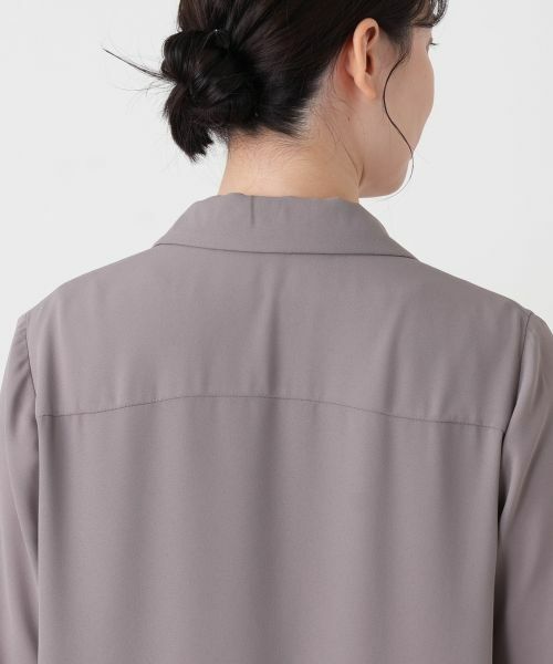 Leilian / レリアン テーラードジャケット | オープンカラーロングジャケット | 詳細11