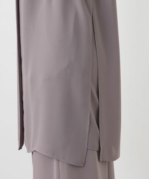 Leilian / レリアン テーラードジャケット | オープンカラーロングジャケット | 詳細14