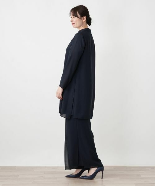 Leilian / レリアン テーラードジャケット | オープンカラーロングジャケット | 詳細2