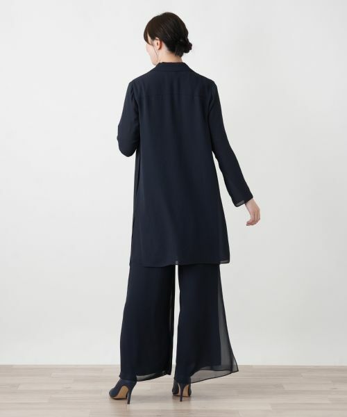 Leilian / レリアン テーラードジャケット | オープンカラーロングジャケット | 詳細3